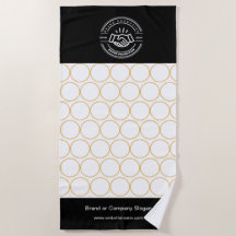 Business Logo | Beach Towel Minimalist Beach Towel