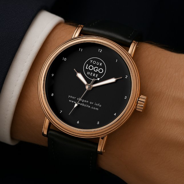 Business Logo | Black Professional Corporate Watch (Creator Uploaded)