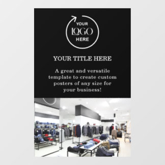 Business Logo Black Professional Promotional Photo