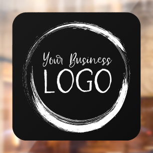 Business Logo Black Rounded Corner Square