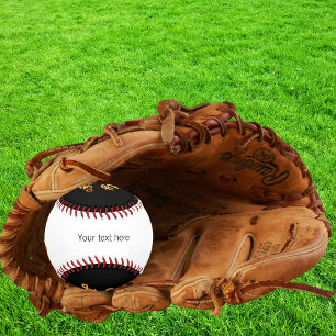 Business logo black white text baseball