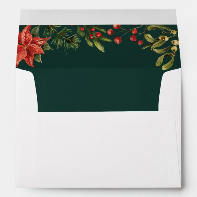 Business Logo Botanical Company Return Addressed Envelope (Back (Bottom))