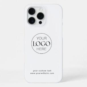 Business Logo Branded Modern Simple iPhone 16 Pro Max Case