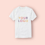 Business Logo Branding T-Shirt<br><div class="desc">Make a statement with a personalised t-shirt that features your logo or image, creating a unique blend of style and branding. Perfect for business promotion or personal expression, this custom tee allows you to showcase your brand or personality with impact. Ideal for company uniforms, events, or casual wear, it’s a...</div>