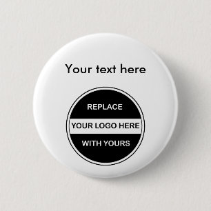 Business Logo Button Pins