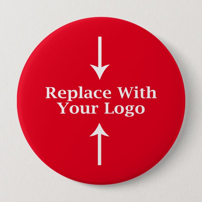 Business Logo Button Template (Front)