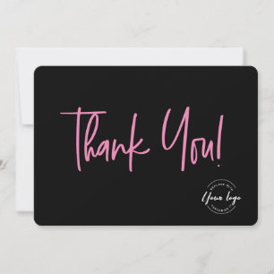 Business Logo Client Special 10% offer custom Thank You Card