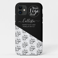 Business Logo Colour Block Pattern Name Title Case