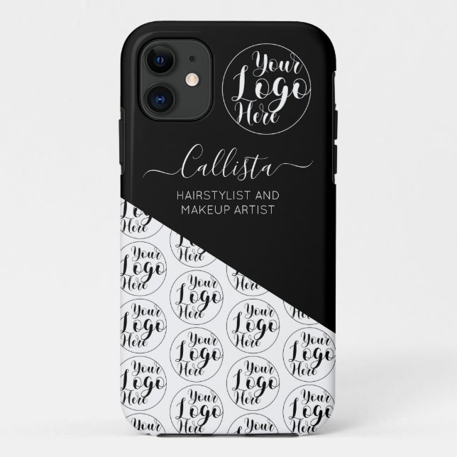 Business Logo Colour Block Pattern Name Title Case (Back)