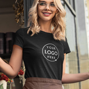 Business Logo Company Branded Staff Employee T-Shirt