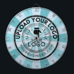 Business Logo Company Colours Dartboard<br><div class="desc">Elevate your game room or office with our custom dartboard featuring your circular logo. Our regulation-sized dartboard is perfect for corporations, small businesses, and companies looking for a unique and memorable addition to their space. Our customisable design allows you to incorporate your circular logo into the board's pattern, creating a...</div>