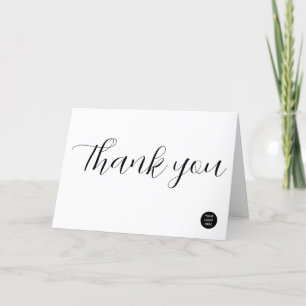 Business Logo Company Corporate Marketing  Thank You Card