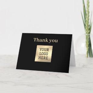 Business Logo Company Corporate Marketing Thank You Card