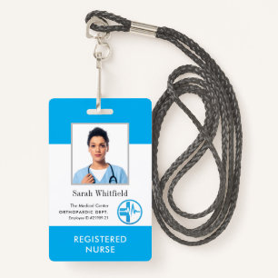Business Logo Company Employee Photo ID Custom ID Badge