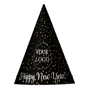 Business Logo Company Happy New Year Party Hat