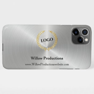 Business Logo Company Horizontal Silver iPhone 11Pro Max Case