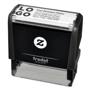 Business Logo Company Return Address Self-inking Stamp