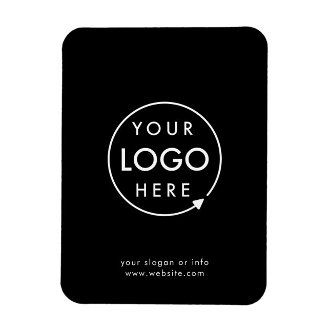 Business Logo | Corporate Company Professional Magnet (Vertical)