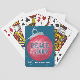 Business Logo Corporate Playing Cards