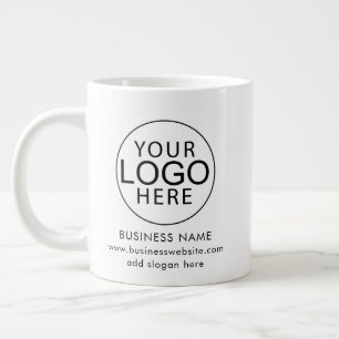 Business Logo Corporate Promotional Swag Custom Large Coffee Mug