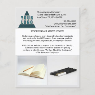 Business Logo Create Your Own Marketing 2 Photo Flyer