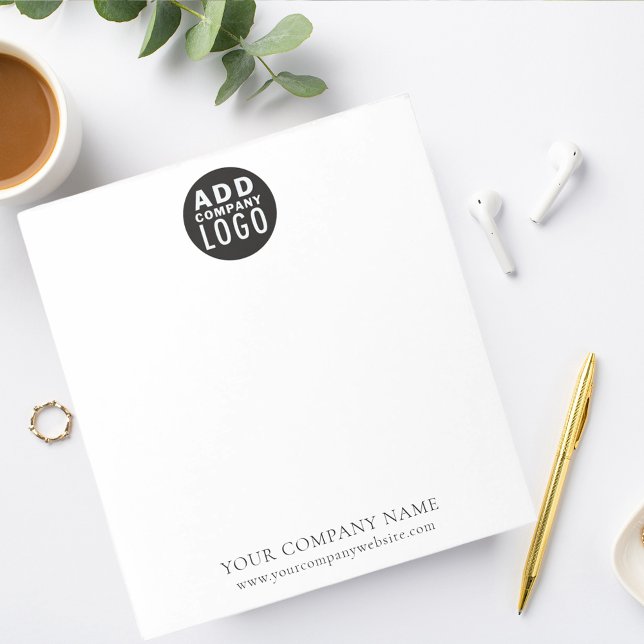 Business Logo Custom Branding Personalised Notepad (Creator Uploaded)
