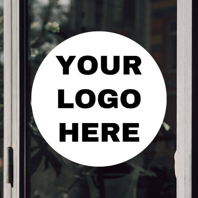 Business Logo Custom Company Photo (Business Logo Custom Company Photo Window Cling
)