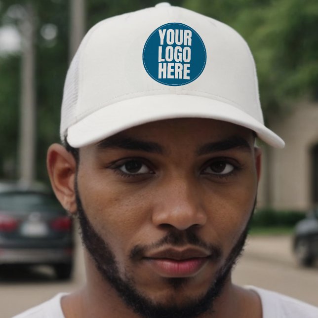 Business Logo Custom Company Photo Trucker Hat (Creator Uploaded)