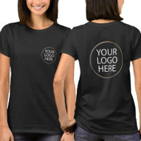 Business Logo | Custom Employee back & front black