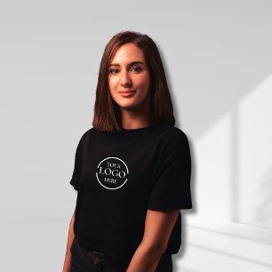 Business Logo   Custom Employee Female Staff T-Shirt