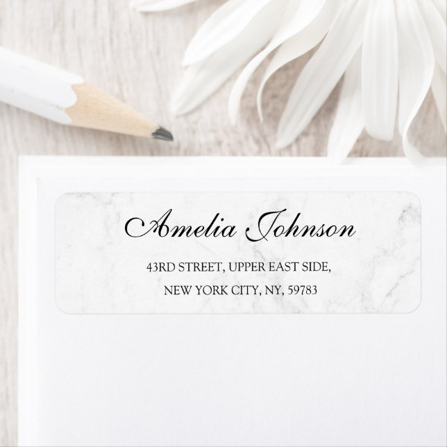 Business Logo Custom Return Address Label (Insitu)