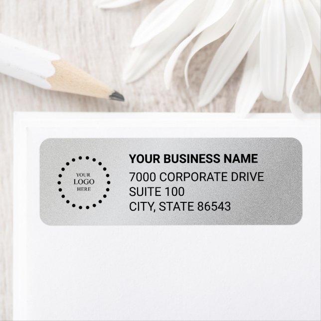 Business Logo Custom Return Address Label (Insitu)