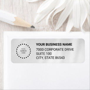 Business Logo Custom Return Address Label
