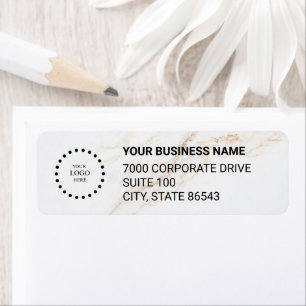Business Logo Custom Return Address Label