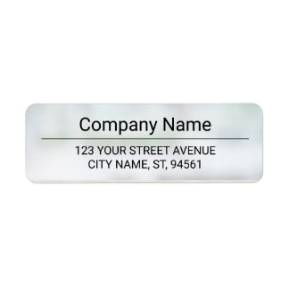 Business Logo Custom Return Address Label