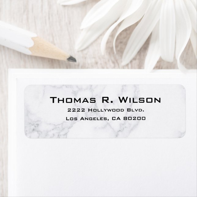Business Logo Custom Return Address Label (Insitu)