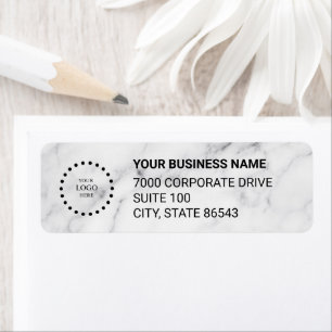 Business Logo Custom Return Address Label