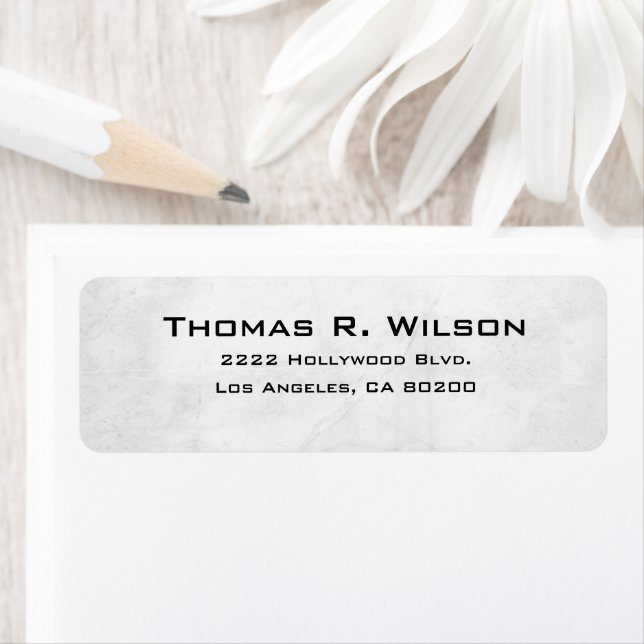 Business Logo Custom Return Address Label (Insitu)