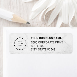 Business Logo Custom Return Address Label