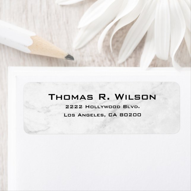 Business Logo Custom Return Address Label (Insitu)