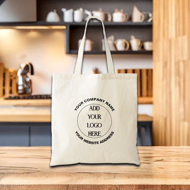 Business Logo Custom  Tote Bag (Creator Uploaded)