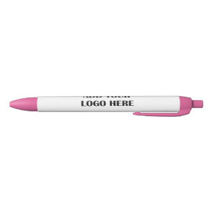 Business Logo Customer Appreciation or Promotional Black Ink Pen