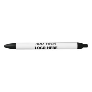 Business Logo Customer Appreciation or Promotional Black Ink Pen