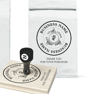 Business Logo Customer Thank You Branding Rubber Stamp