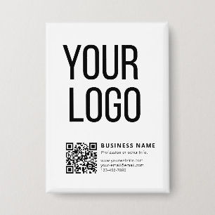 Business Logo & Editable Qr Code