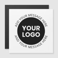 Business Logo & Editable Text White & Black