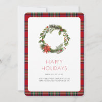 Business Logo Elegant Plaid Tartan