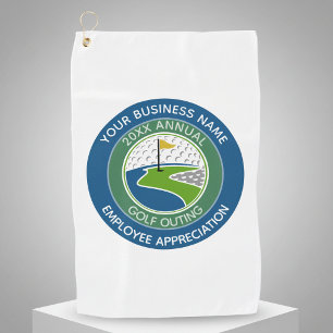 Business Logo Employee Appreciation Golf Event Towel