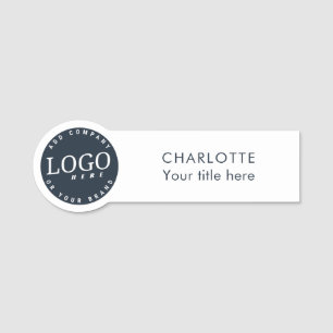 Business Logo Employees Conference Name Tag