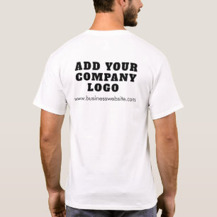 Business Logo Employees Event Matching Custom T-Shirt